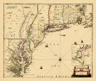Map - Page 1 - A NEW MAP OF NEW ENGLAND-NEW YORK-NEW IARSEY-PENSILVANIA-MARYLAND-AND VIRGINIA-By Philip Lea in Cheap-side London, A NEW MAP OF NEW ENGLAND-NEW YORK-NEW IARSEY-PENSILVANIA-MARYLAND-AND VIRGINIA-By Philip Lea in Cheap-side London