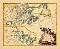 Map - Page 1 - PARTIE DE/L'AMERIQUE SEPTENT?/qui comprend/LA NOUVELLE FRANCE/OU LE CANADA,/1755., PARTIE DE/L'AMERIQUE SEPTENT?/qui comprend/LA NOUVELLE FRANCE/OU LE CANADA,/1755.