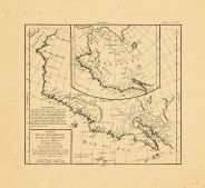 Map - Page 1 - CARTE/DE LA CALIFORNIE/ET DES PAYS NORD-OUEST/separes de l'ASIE par/le detroit d'Anian,/extraite de deux cartes17e. Siecle/Par le S. ROBERT DE VAUGONDY Geog. ord. du Roi/1772, CARTE/DE LA CALIFORNIE/ET DES PAYS NORD-OUEST/separes de l'ASIE par/le detroit d'Anian,/extraite de deux cartes17e. Siecle/Par le S. ROBERT DE VAUGONDY Geog. ord. du Roi/1772