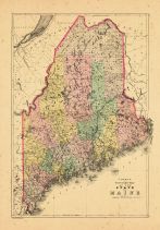 Map - Page 1 - COUNTY/AND/TOWNSHIP MAP/OF THE/STATE/OF/MAINE, COUNTY/AND/TOWNSHIP MAP/OF THE/STATE/OF/MAINE