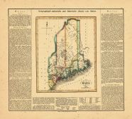 Map - Page 1 - MAINE [LR] Geographisch-statische und historische Charte von Maine. [AT TOP, ABOVE PLATE MARK], MAINE [LR] Geographisch-statische und historische Charte von Maine. [AT TOP, ABOVE PLATE MARK]