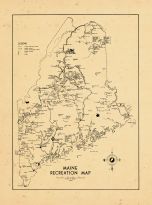 Map - Page 1 - MAINE/RECREATION MAP/[SCALE OF MILES]/1937/// [ON VERSO OF MAINE/STATE MAP], MAINE/RECREATION MAP/[SCALE OF MILES]/1937/// [ON VERSO OF MAINE/STATE MAP]