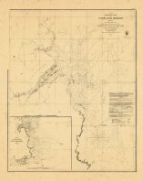 Map - Page 1 - PRELIMINARY CHART/OF/PORTLAND HARBOR/MAINE/FromSurvey/A.D.BACHE/SURVEY OF THE COAST OF THE UNITED STATES//Topography by A.W. LONGFELLOW Assist.////1854 [INSET LL-] /APPROACHES TO /PORTLAND, PRELIMINARY CHART/OF/PORTLAND HARBOR/MAINE/FromSurvey/A.D.BACHE/SURVEY OF THE COAST OF THE UNITED STATES//Topography by A.W. LONGFELLOW Assist.////1854 [INSET LL-] /APPROACHES TO /PORTLAND
