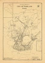 Map - Page 1 - TENTATIVE ZONING PLAN/CITY OF PORTLAND/MAINE [TOP CENTER] PORTLAND ZONING COMMISSION/TENTATIVE ZONING PLAN/ARTHUR C. COMEY CITY PLANNER/JULY 1926 [LR] TRACED BY ED. L[?] LYNCH 1907 [LR CORNER], TENTATIVE ZONING PLAN/CITY OF PORTLAND/MAINE [TOP CENTER] PORTLAND ZONING COMMISSION/TENTATIVE ZONING PLAN/ARTHUR C. COMEY CITY PLANNER/JULY 1926 [LR] TRACED BY ED. L[?] LYNCH 1907 [LR CORNER]