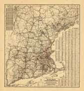 Map - Page 1 - The New England/Commercial and Route Survey/Showing all Postoffices,Railroads, Electric Roads[recto], The New England/Commercial and Route Survey/Showing all Postoffices,Railroads, Electric Roads[recto]
