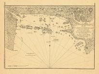 Map - Page 1, Plan de la Baie et du Havre de Casco... Par... Cyprian Southack... Par Ordre de M. de Sartine