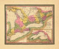 Map - Page 1, Canada West formerly Upper Canada