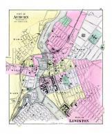 Map - Page 1, CITY OF/AUBURN/ANDROSCOGGIN CO. [UL] CITY OF LEWISTON [UR]