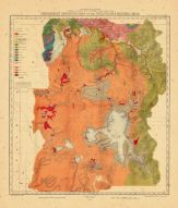 Map - Page 1 - PRELIMINARY GEOLOGICAL MAP OF THE YELLOWSTONE NATIONAL PARK, PRELIMINARY GEOLOGICAL MAP OF THE YELLOWSTONE NATIONAL PARK